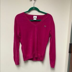 Lacoste v neck sweater